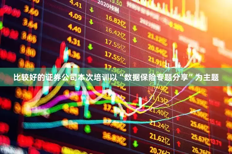 比较好的证券公司本次培训以“数据保险专题分享”为主题