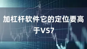 加杠杆软件它的定位要高于VS7