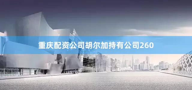 重庆配资公司胡尔加持有公司260